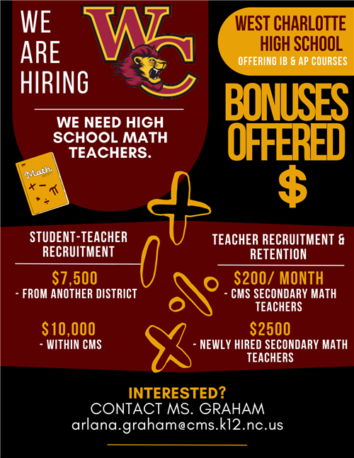 hiring math teachers